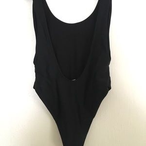 Aerie Super scoop black swim suit